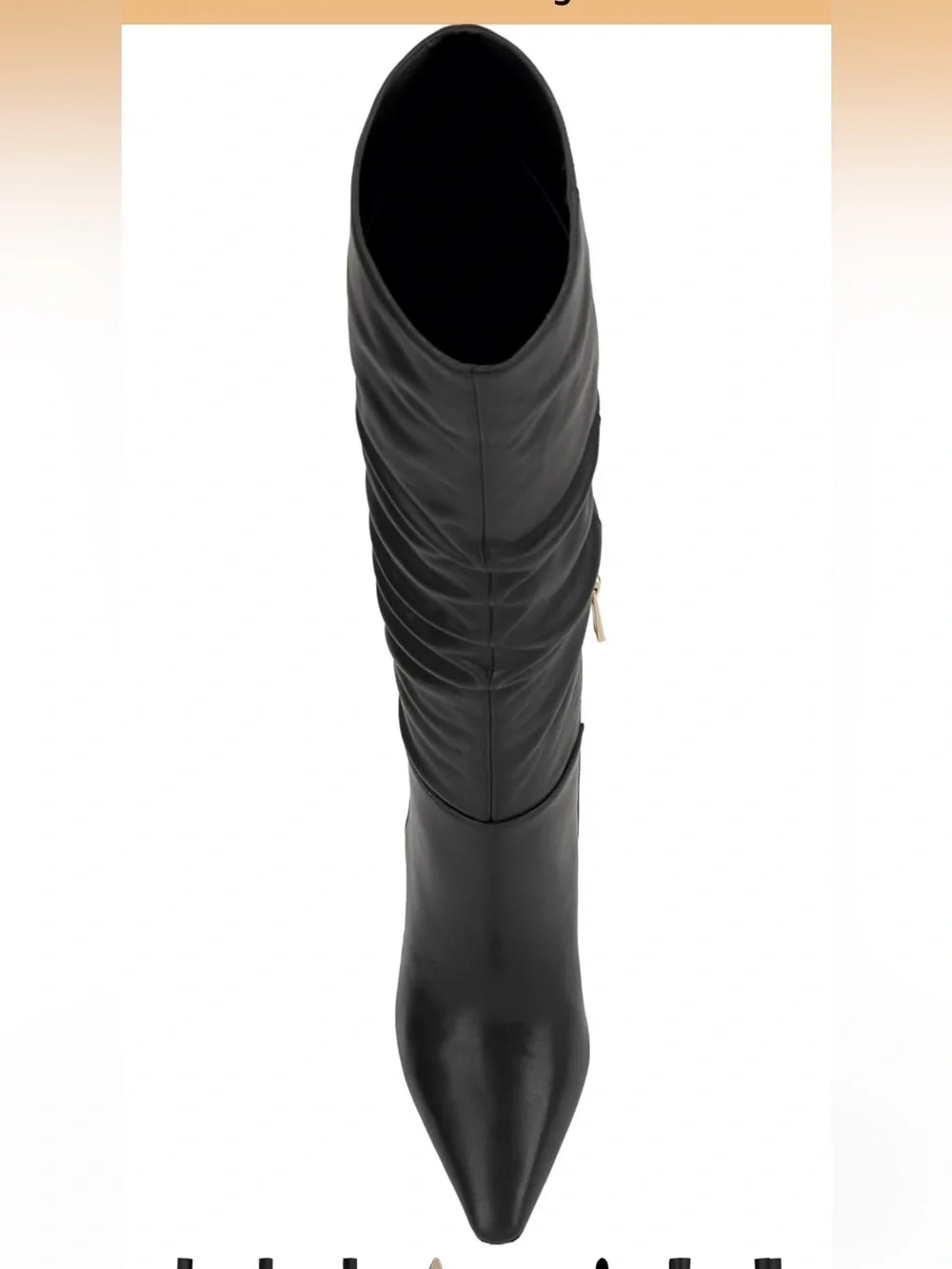 Jessica Simpson Black Over-the-Knee Slouch Stiletto Boot Size 8 1/2